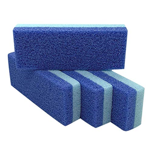 Maryton Foot Pumice Stone for Feet Hard Skin Callus Remover and Scrubber (Pack of 4) (Blue) | The Storepaperoomates Retail Market - Fast Affordable Shopping