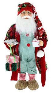 Windy Hill Collection 16″ Inch Standing Sweet Dreams Sleepy Letters to Santa Claus Christmas Figurine Figure Decoration 169170