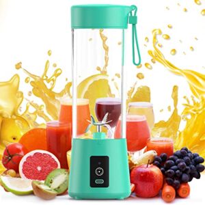 Mulli Portable Blender, 15Oz Mini Blender for Fruit Smoothies and Shakes ,USB Rechargeable Juicer for Baby Food,Gym,Travel and More