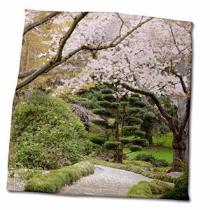 3dRose USA, Oregon, Ashland. Spring scenic in Lithia Park. – Towels (twl-190894-3)