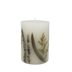 6 Pack: Home Fragrance Collection 3″ x 4″ Bergamot & Rosewood Scented Pillar Candle by Ashland®