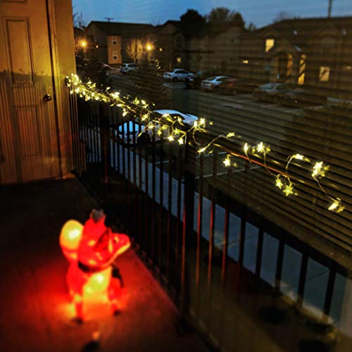 Star String Lights 50 LED 18 FT Twinkle Lights Novelty Light Night Light for Kids Bedroom Waterproof Extendable for Indoor Outdoor Wedding Party Christmas Tree New Year, Garden Decoration (Battery) | The Storepaperoomates Retail Market - Fast Affordable Shopping