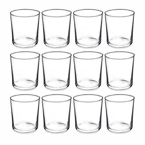 PMLAND Clear Glass Votive Candle Tealight Holders – Bulk Pack of 12 | The Storepaperoomates Retail Market - Fast Affordable Shopping