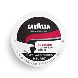 Lavazza Classico Single-Serve Coffee K-Cups for Keurig Brewer, Medium Roast,100% Arabica (Pack of 6)