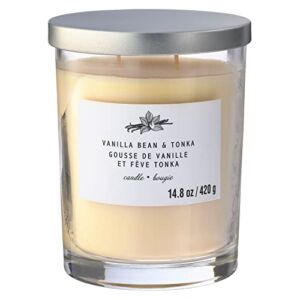 8 Pack: Vanilla Bean & Tonka 2-Wick Jar Candle by Ashland®