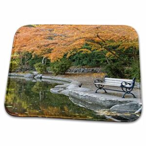 3dRose Oregon, Ashland, Lithia Park. Walkway, Autumn – US38… – Bathroom Bath Rug Mats (rug-93655-1)