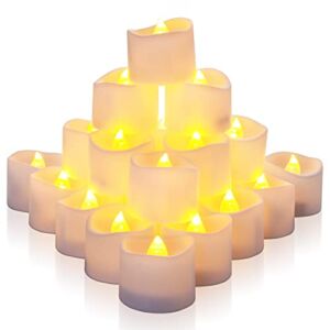 Homemory 36pcs LED Tea Candles with Timer Built-in, Battery Included