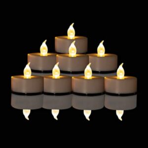Nancia Tea Lights, 150PACK Flameless LED Tea Lights Candles, Flickering Warm White, 100 Hours Battery-Powered Tea Light, Ideal Party, Wedding, Birthday, Gifts Home Decoration (150 Pack)