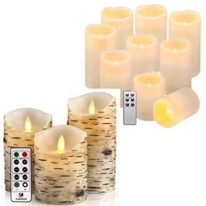 Comenzar Flameless Candles Large Battery Operated Candles Led Candles with Remote Control