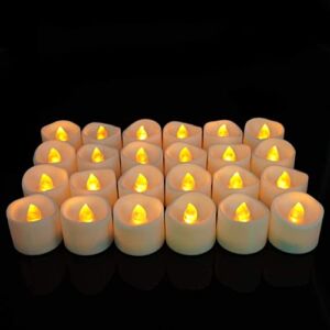 Absolutely Value – Homemory 60-Pcs Flameless LED Tea Lights, Realistic Look and Soft Flickering, Long Lasting Batteries Included