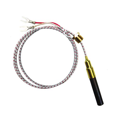 750mv Thermocouple for Heat Glo Heatilator,Fireplace Thermopile Replacement Fireplace&Stove Accessories for Fire Gas Stoves Heat&Glo Gas Stoves Oven Water Heater&Frying Furnace (24″, Aluminum) | The Storepaperoomates Retail Market - Fast Affordable Shopping