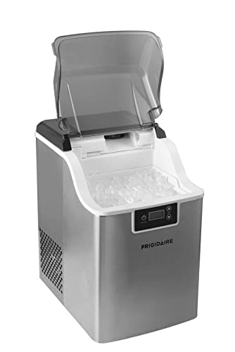Frigidaire Countertop Crunchy Chewable Nugget Ice Maker V2, 44lbs per Day, Stainless Steel | The Storepaperoomates Retail Market - Fast Affordable Shopping