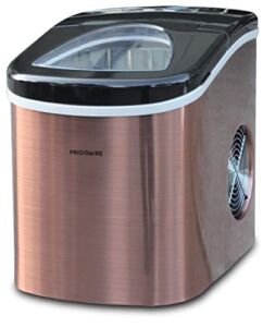 Frigidaire EFIC117-SSCOPPER-COM Stainless Steel Ice Maker, 26lb per day, COPPER STAINLESS