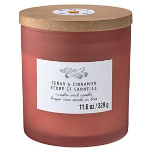 8 Pack: Cedar & Cinnamon Wooden Wick Jar Candle by Ashland®