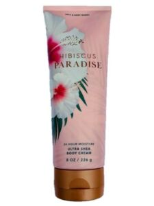 Bath & Body Works Hibiscus Paradise Signature Collection Ultra Shea Body Cream 8 Ounce (Hibiscus Paradise)