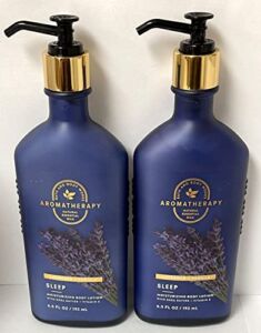 Bath and Body Works Body Lavender and Vanilla Body Lotion with Natural Essential Oils – 2 Pack