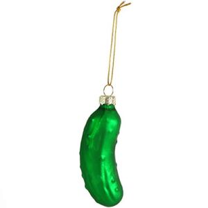 Ornativity Christmas Pickle Tree Ornament – Traditional Glass Blown Green Hanging Pickle Ornaments