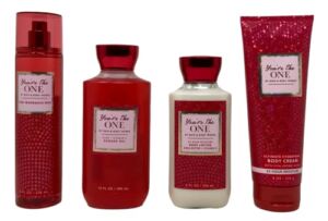 Bath & Body Works You’re the One – Deluxe Gift Set – Body Lotion – Body Cream – Fine Fragrance Mist and Shower Gel – Full Size