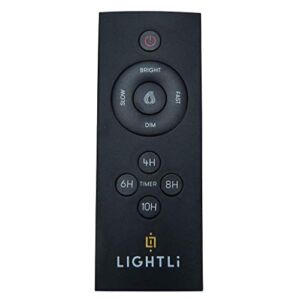 LIGHTLi – 5-Function Hand-Held Remote Control – Works with All LIGHTLi Flameless Candles,4″x1.25″x0.25,99179