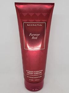 Bath and Body Works Forever Red Ultimate Hydration Body Cream with Hyaluronic Acid – 24 Hour Moisture – 8oz