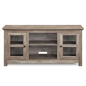 GXP 50″ Wood TV Console for Farmhouse TV’s up to 55″ Room Storage, Ashland Pine