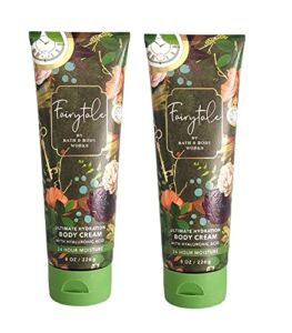 Bath and Body Works Fairytale Body Cream Ultimate Hydration Gift Set For Women 2 Pack 8 Oz. (Fairytale)