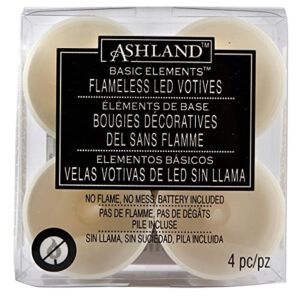 8 Packs: 4 ct. (32 Total) White Flameless LED Votive Candles by Ashland®