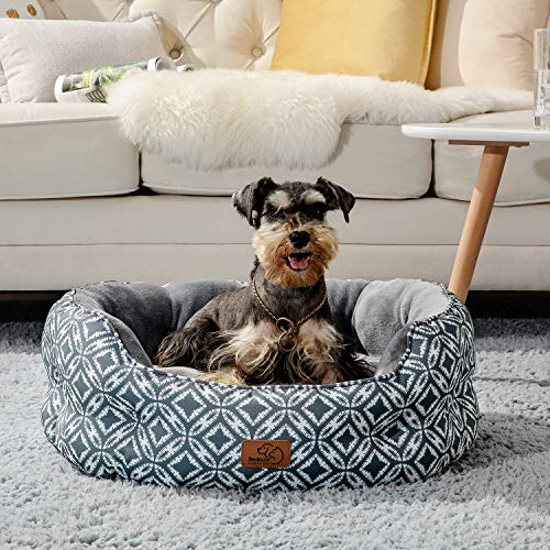 Bedsure 25 inch Small Dog Bed & Cat Bed, Round Pet Beds for Indoor Cats or Small Dogs, Round Machine Washable Super Soft & Plush Flannel Pet Supplies, Slip-Resistant Oxford Bottom, Grey | The Storepaperoomates Retail Market - Fast Affordable Shopping