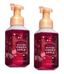 Bath and Body Works 2 Winter Candy Apple Gentle Foaming Hand Soap. 8.75 Oz.