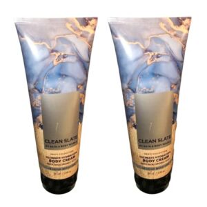 Bath and Body Works Men’s Collection Ultimate Hydration Ultra Shea Body Cream 8 Oz 2 Pack (Clean Slate)