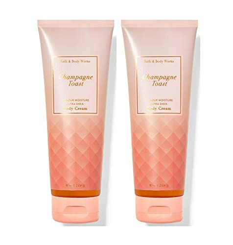 Bath and Body Works Champagne Toast Ultra Shea Body Cream 8 Oz. 2 Pack (Champagne Toast) | The Storepaperoomates Retail Market - Fast Affordable Shopping
