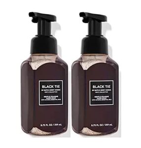 Bath and Body Works Black Tie Gentle Foaming Hand Soap 8.75 Ounce 2-Pack (Black Tie)