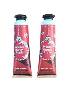 Bath & Body Works Winter Candy Apple Hand Cream Body Cream 1.0 Fluid Ounce, 2-Pack (Winter Candy Apple)