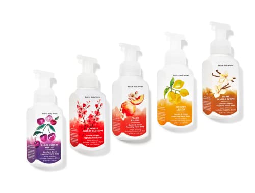Bath and Body Works Foaming Hand Soaps – Set of 5 Gentle Foaming Soaps (Fresh & Fruity) | The Storepaperoomates Retail Market - Fast Affordable Shopping