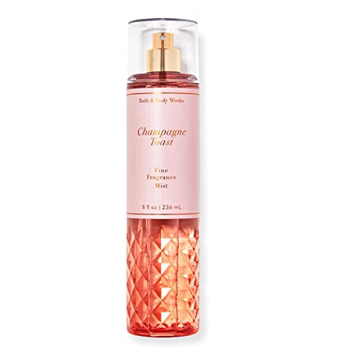 Bath and Body Works Champagne Toast Fine Body Fragrance Mist 8 Fluid Ounce (Champagne Toast) | The Storepaperoomates Retail Market - Fast Affordable Shopping