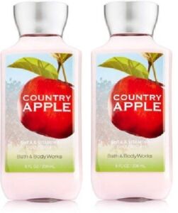Bath and Body Works (2) Country Apple Body Lotions-8 oz. Bottles