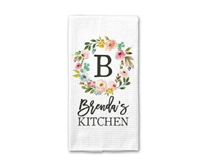 Custom Waffle Weave Dish Towel | Personalized Kitchen Towel | Housewarming Gift | Wedding Gift | Personalized Dish Towel | Housewarming Gift | Friend Birthday Gift