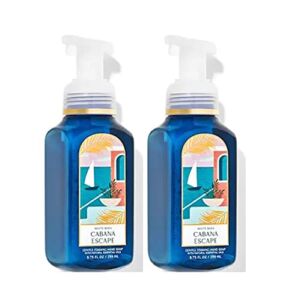 Bath and Body Works Cabana Escape Gentle Foaming Hand Soap 8.75 Ounce 2-Pack (Cabana Escape)