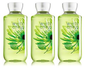 Lot of 3 Bath & Body Works White Citrus 8.0 oz Shower Gel