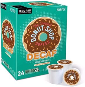 The Original Donut Shop Decaf Keurig Single-Serve K-Cup Pods, Medium Roast Decaffeinated Coffee, 24 Count