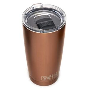 YETI Rambler 20 oz Tumbler, Stainless Steel, Vacuum Insulated with MagSlider Lid, Copper