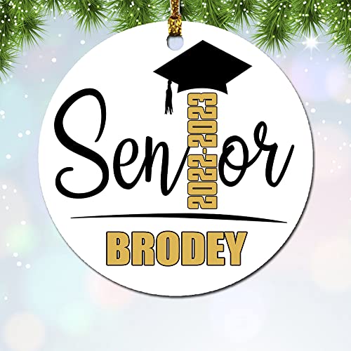 Personalized 2022 Senior Graduation Ornament, Ornament Class of 2022 Ornament, Personalized Name Year Ornament, Christmas Holidays Decoration Ornament, Custom Congrats Ornament for Students | The Storepaperoomates Retail Market - Fast Affordable Shopping