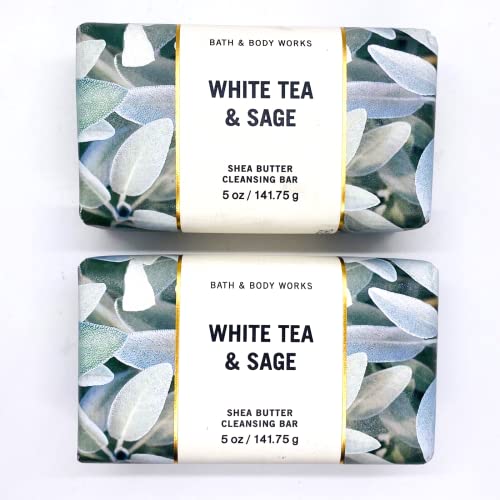 Bath & Body Works WHITE TEA & SAGE Shea Butter Cleansing Bar – Lot Of 2 – Full Size | The Storepaperoomates Retail Market - Fast Affordable Shopping