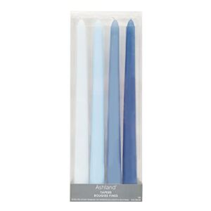 12 Packs: 4 ct. (48 Total) 10″ Mixed Blue Taper Candles by Ashland®