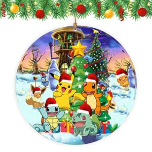 Christmas Ornaments 2022 Cartoon Ornaments for Christmas Tree Xmas Ornaments Christmas 2022 Home Decor Gifts for Holidays Party Tree Ornaments Hanging Gift for Family Friends New Year