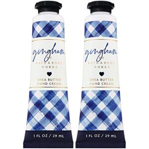 Bath and Body Works GINGHAM Shea Butter Hand Cream 1.0 Fluid Ounce, 2-Pack