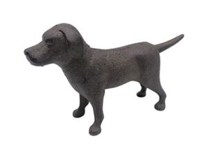 Comfy Hour Antique and Vintage Animal Collection Cast Iron 7.6″ Standing Dog Figurine, Gift for Person who Loved Dog, Black