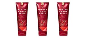 Bath & Body Works Winter Candy Apple Ultra Shea Body Cream – 2018 Edition – Lot of 3
