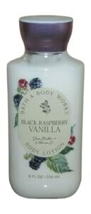 Bath and Body Works Black Raspberry Vanilla Lotion 8 Ounce Shea and Vitamin E (Black Raspberry Vanilla)
