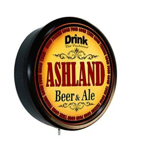 Goldenoldiesclocks Ashland Beer and Ale Cerveza Lighted Wall Sign